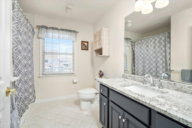 1306 Wickford Ln, Lanoka Harbor, NJ 08734 - bathroom with toilet, tile patterned floors, and vanity