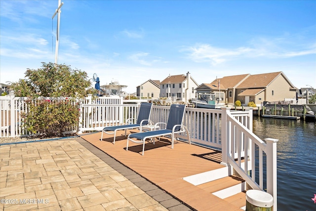 1306 Wickford Ln, Lanoka Harbor, NJ 08734 - exterior space with a water view and a residential view