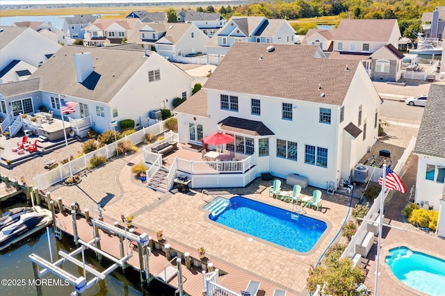 1306 Wickford Ln, Lanoka Harbor, NJ 08734 - drone / aerial view featuring a residential view