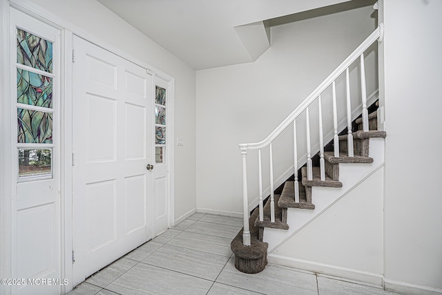 56 Dutch Rd, East Brunswick, NJ 08816 - foyer featuring stairs and baseboards