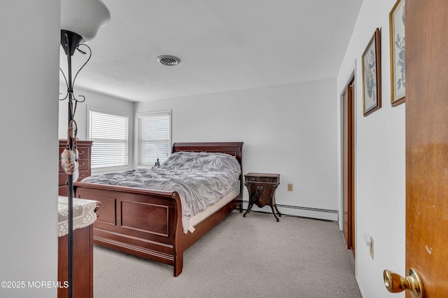 9 Banning Ct, Toms River, NJ 08757 - carpeted bedroom with a baseboard heating unit and visible vents