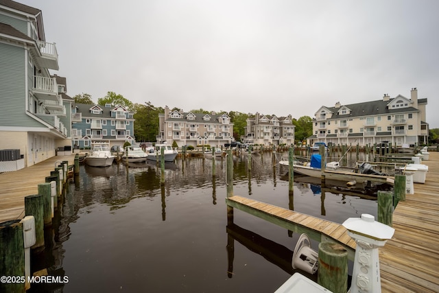 349 Harbor Vw, Forked River, NJ 08731 - dock area featuring a residential view and a water view