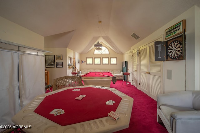 349 Harbor Vw, Forked River, NJ 08731 - bedroom featuring carpet flooring and lofted ceiling