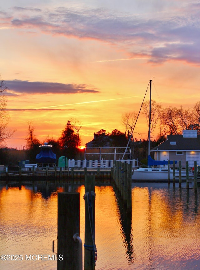 349 Harbor Vw, Forked River, NJ 08731 - dock featuring a water view
