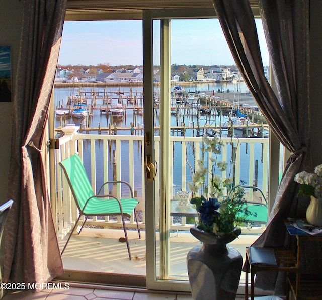 349 Harbor Vw, Forked River, NJ 08731 - balcony featuring a water view