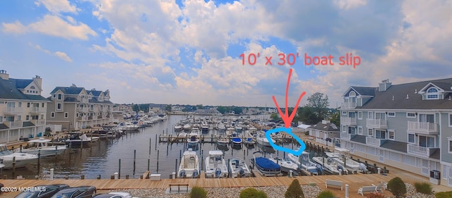 349 Harbor Vw, Forked River, NJ 08731 - aerial view of a marina and a nearby body of water
