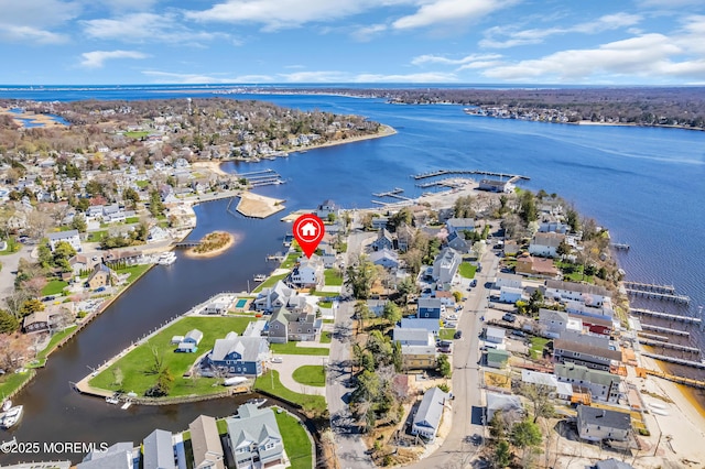 1417 Holmes Ave, Toms River, NJ 08753 - aerial view of property's location featuring a nearby body of water and nearby suburban area