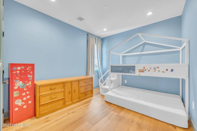 1417 Holmes Ave, Toms River, NJ 08753 - bedroom with light wood-style flooring and recessed lighting