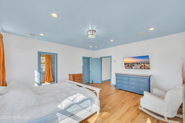 1417 Holmes Ave, Toms River, NJ 08753 - bedroom featuring light wood-style flooring and recessed lighting