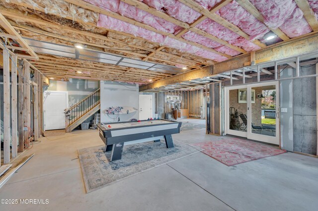 1417 Holmes Ave, Toms River, NJ 08753 - playroom with concrete flooring