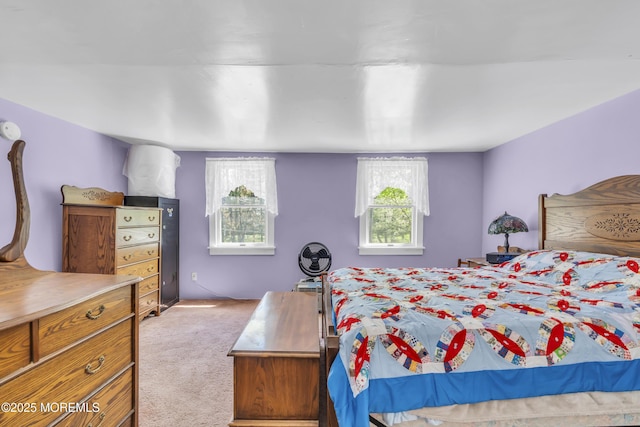 bedroom featuring carpet floors