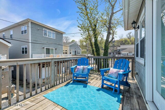 19 Gravelly Point Rd, Highlands, NJ 07732 - view of wooden terrace