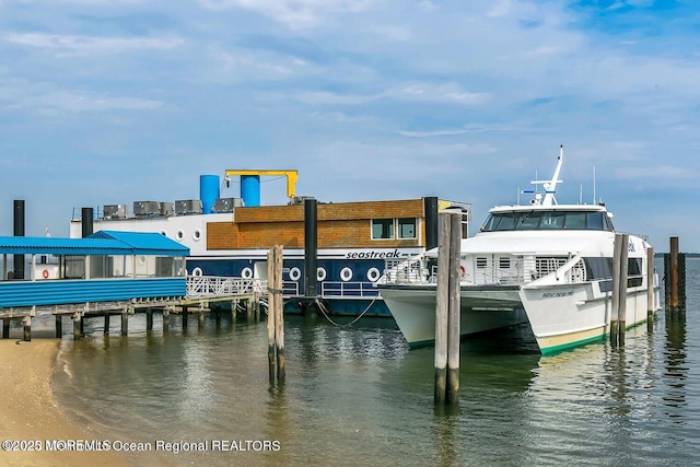 19 Gravelly Point Rd, Highlands, NJ 07732 - dock area featuring a water view