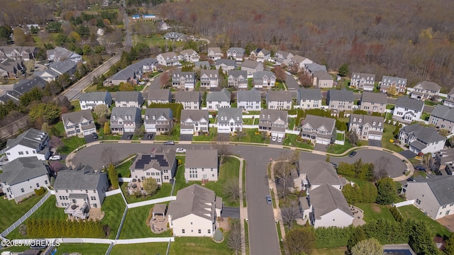 birds eye view of property featuring a residential view