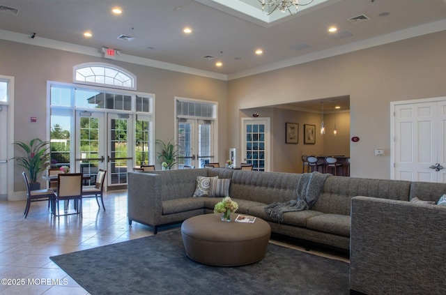 common area with visible vents