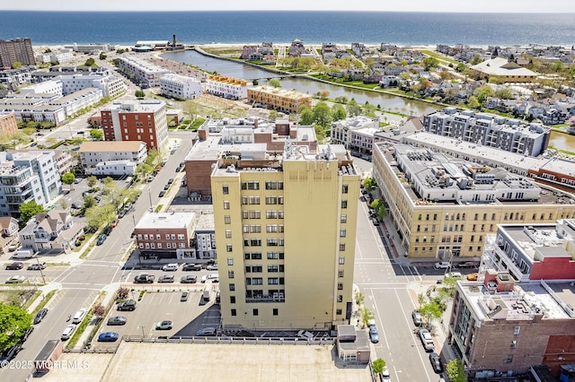 601 Bangs Ave Unit 908, Asbury Park, NJ 07712 - bird's eye view with a water view and a view of city
