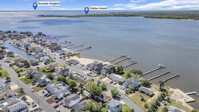 193 Bay Stream Dr, Toms River, NJ 08753 - aerial view of property's location featuring a large body of water and nearby suburban area