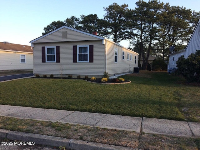 177 Pulaski Blvd, Toms River, NJ 08757 - view of front of home with a front yard and central AC