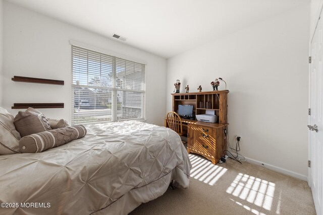 311 Newport Way, Little Egg Harbor, NJ 08087 - bedroom featuring light carpet, visible vents, and baseboards