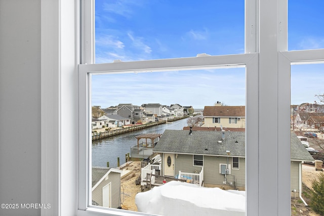 211 Pine Dr, Bayville, NJ 08721 - interior space featuring a residential view and a water view