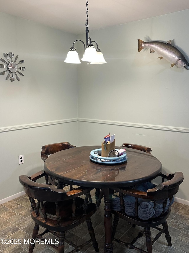 10 Homestead Dr Unit C, Whiting, NJ 08759 - dining space featuring stone finish floor and baseboards