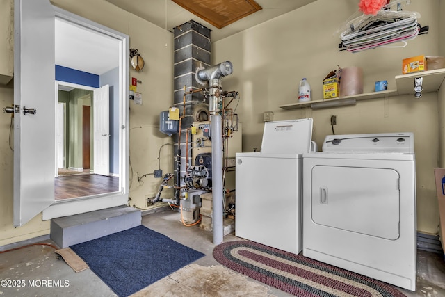 37 Scarborough Pl, Toms River, NJ 08757 - laundry area featuring independent washer and dryer and laundry area