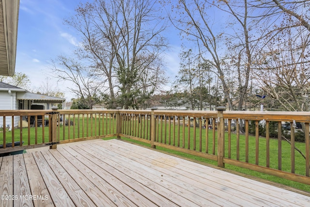 37 Scarborough Pl, Toms River, NJ 08757 - deck featuring a yard