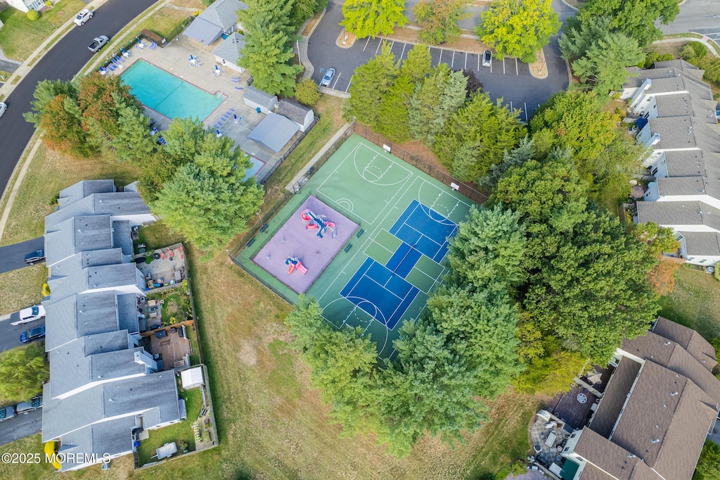 11 Seabreeze Sq, Freehold, NJ 07728 - aerial view with a residential view