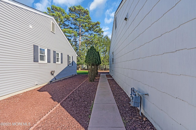 view of side of property