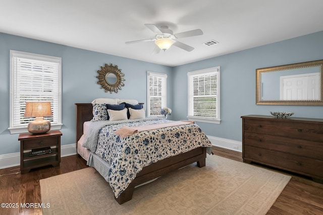 15 Monmouth Ave, Rumson, NJ 07760 - bedroom featuring baseboards, wood finished floors, and a ceiling fan