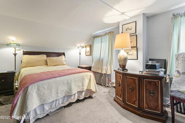 14 S Holmdel Rd, Holmdel, NJ 07733 - bedroom with carpet flooring, vaulted ceiling, and a desk