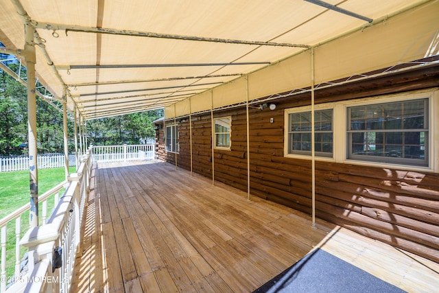3297 Ridgeway Rd, Manchester, NJ 08759 - wooden deck featuring fence