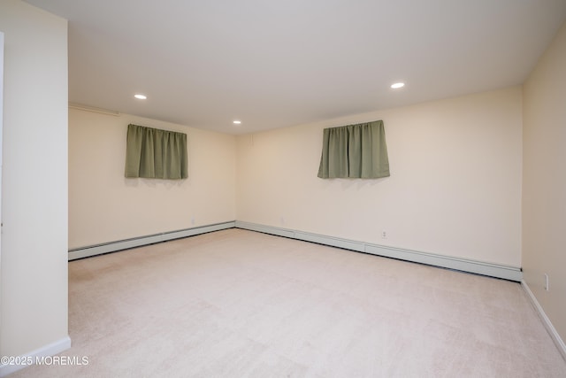 3297 Ridgeway Rd, Manchester, NJ 08759 - spare room with carpet floors, baseboards, and recessed lighting