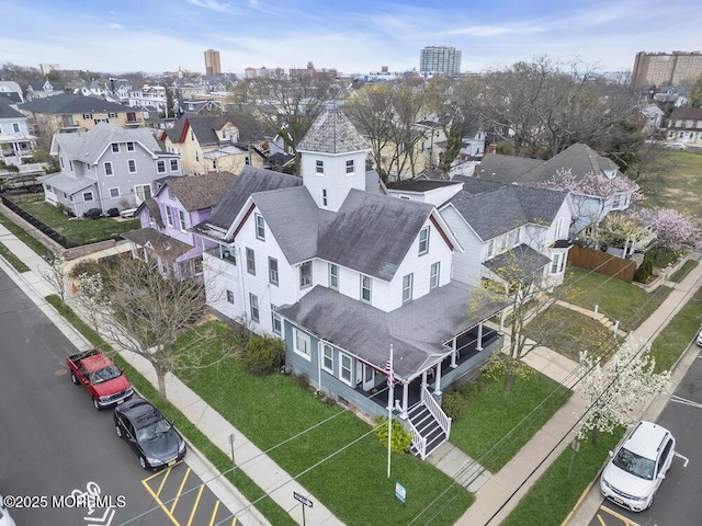 birds eye view of property featuring a residential view