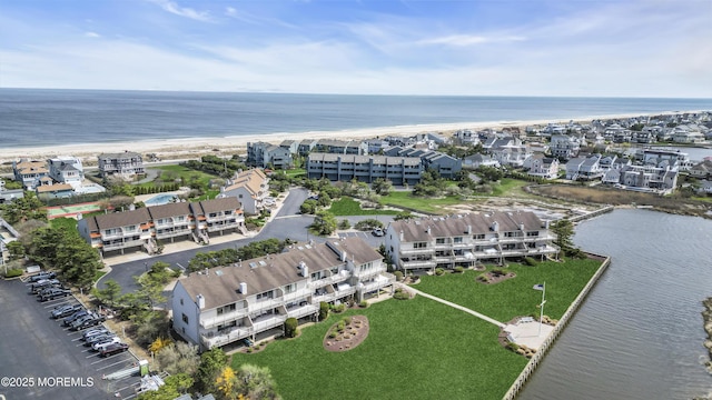 1540 Ocean Ave Unit 15, Sea Bright, NJ 07760 - bird's eye view with a water view
