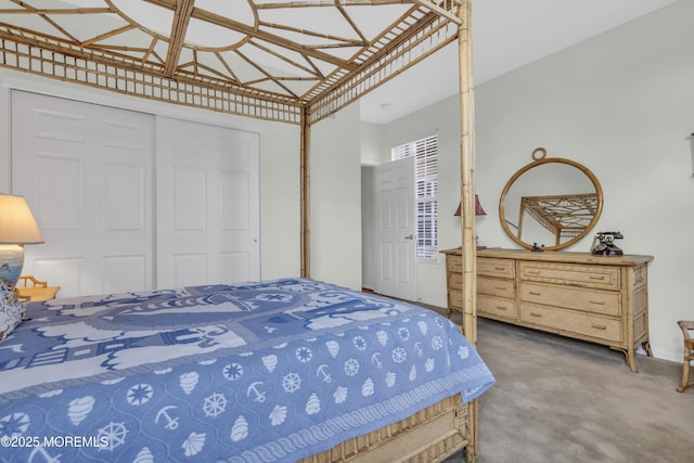 bedroom featuring a closet