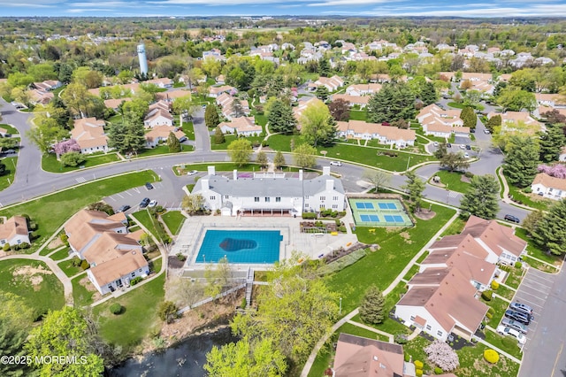 83 Parkway Dr Unit E, Freehold, NJ 07728 - aerial view featuring a residential view