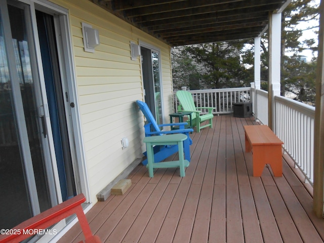 view of deck