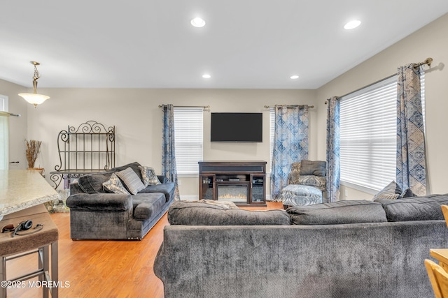89 Orchard St, Freehold, NJ 07728 - living area with recessed lighting and wood finished floors
