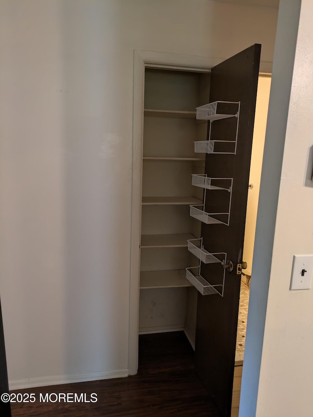 view of closet