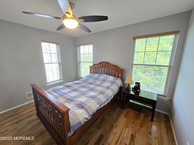 3 Great Beds Way S, Amboy, NJ 08879 - bedroom with wood finished floors, baseboards, and a ceiling fan