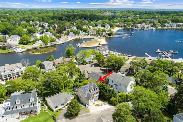 1427 Summit Ave, Toms River, NJ 08753 - aerial view of property's location with nearby suburban area and a nearby body of water