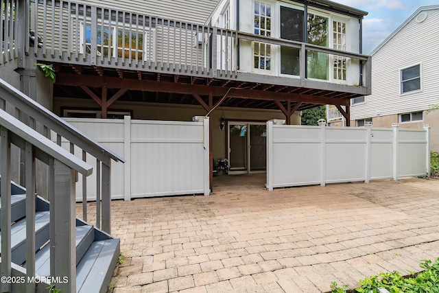 1427 Summit Ave, Toms River, NJ 08753 - view of patio featuring stairs