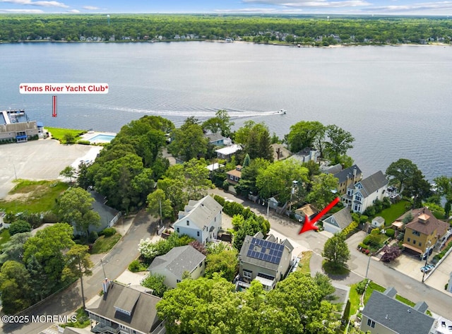 1427 Summit Ave, Toms River, NJ 08753 - aerial perspective of suburban area with a large body of water