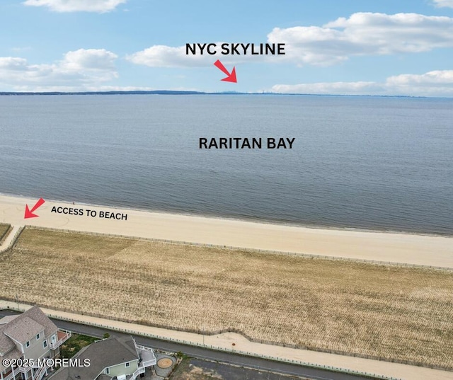650 Front St, Union Beach, NJ 07735 - property view of water