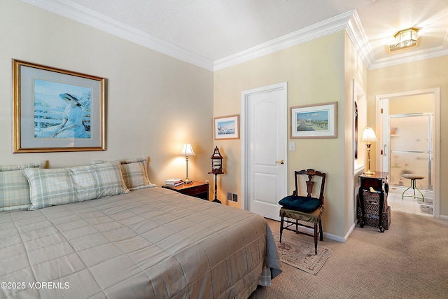 1507 Primrose Pl, Manasquan, NJ 08736 - bedroom with ornamental molding and carpet floors