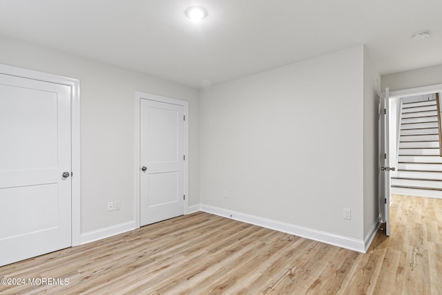 322 Lincoln Ave, Seaside Heights, NJ 08751 - unfurnished bedroom with light wood-style flooring and baseboards