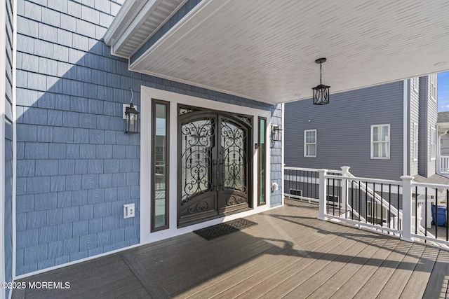 107 Bay Shore Dr, Toms River, NJ 08753 - property entrance featuring covered porch