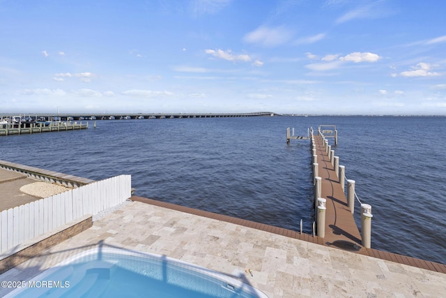 107 Bay Shore Dr, Toms River, NJ 08753 - dock area with a water view