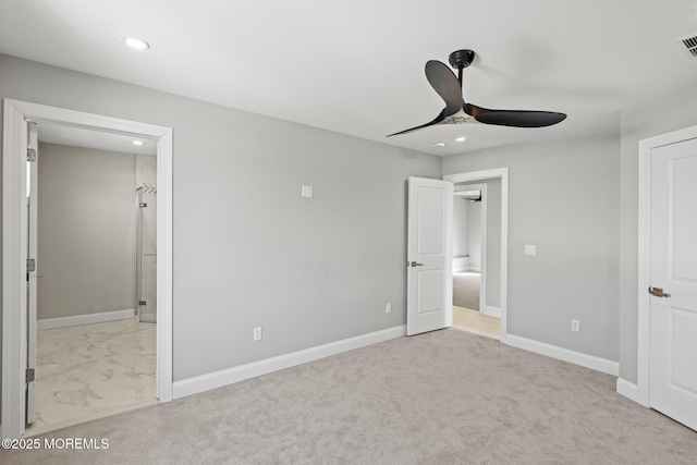 107 Bay Shore Dr, Toms River, NJ 08753 - unfurnished bedroom with recessed lighting, baseboards, and visible vents
